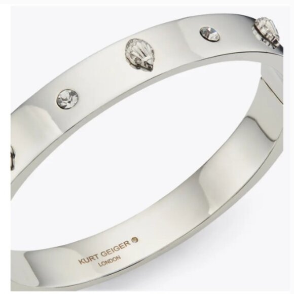 KURT GEIGER LONDON Eagle Crystal Stud Bangle Bracelet - Picture 3 of 6